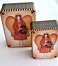 Angel tin box for sale  Dumfries