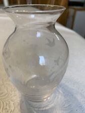 Clear glass etched for sale  Muskegon