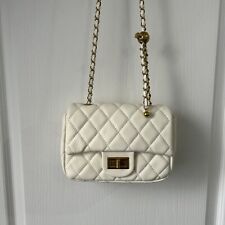 quilted silver chain bag for sale  THATCHAM