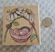 hedgehog rubber stamps for sale  HOLYWELL