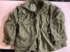 Jaqueta de campo militar masculina média verde algodão com capuz bolsa 128 comprar usado  Enviando para Brazil