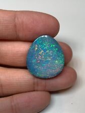 Multi-Colour Pinfire. Lightning Ridge Doublet Black Opal. 12 Carats., used for sale  Shipping to South Africa