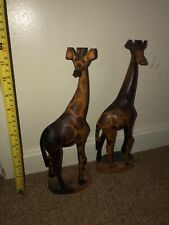 Pair wooden carved for sale  READING