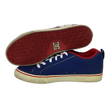 DC Court Vulc - Para hombre Talla 10.5 - Cuero Azul - Zapatos de Skate Bajos - 303181 segunda mano  Embacar hacia Argentina