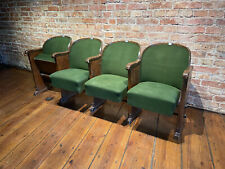4 zielone fotele kinowe vintage z legendarnego kina Wisła , używany na sprzedaż  PL