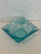 Blue glass square for sale  Shipping to Ireland