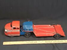 Usado, 1950's WYANDOTTE -Low Boy Flatbed Trailer w/ Loading Winch - Toy Truck Original comprar usado  Enviando para Brazil