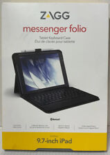 🙂 Zagg Messenger Folio: Funda para teclado de tableta Bluetooth - (iPad de 9,7 pulgadas 🙂 segunda mano  Embacar hacia Argentina