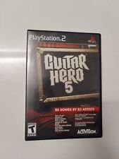 Guitar Hero 5 (Sony PlayStation 2, 2009) PS2 completo com teste manual comprar usado  Enviando para Brazil