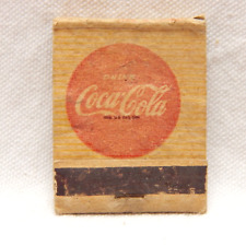 Coca cola matchbook for sale  Woodstock