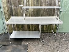 stainless steel prep table bench for sale  HEBDEN BRIDGE