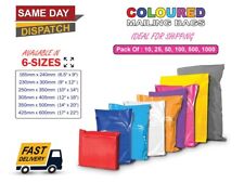 Coloured mailing bags for sale  LEICESTER