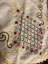Beautiful vintage embroidered for sale  New Lenox