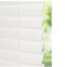 LEVOLOR Trim+Go 2-in Slat Width 62-in x 72-in Cordless White Wood Blinds, used for sale  Shipping to South Africa