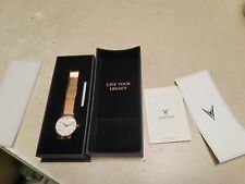 Usado, Reloj de pulsera Vincero para mujer malla oro rosa/blanco cuarzo ¡nunca usado! T8185 segunda mano  Embacar hacia Argentina