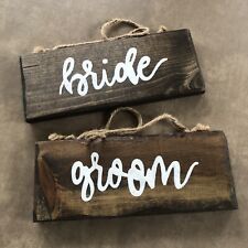 Bride groom wooden for sale  Richmond