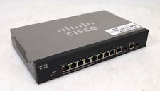 Switch Gigabit Cisco SG300-10P 10x PoE RJ45 SRW2008P-K9 V03 + Adaptador de Alimentação comprar usado  Enviando para Brazil