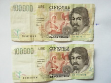 Banconote 100000 lire usato  Pino Torinese