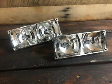 Pair of Whelen Mini Side Beam Strobe Lights Lightheads Clear for sale  Shipping to South Africa
