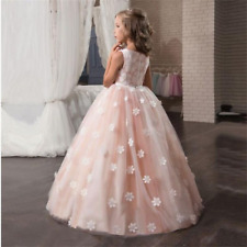 Vestido longo para meninas de casamento infantil festa princesa concurso vestidos infantis comprar usado  Enviando para Brazil