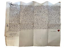 1716 paper manuscript for sale  REDHILL