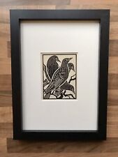 Starling framed woodcut for sale  ENFIELD
