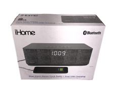 Usado, iHome IBT233V2 Bluetooth Doble Alarma Estéreo Radio FM AM + Doble Carga USB segunda mano  Embacar hacia Argentina