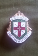 Archery badge lincolnshire for sale  Shipping to Ireland