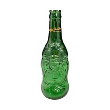 Usado, Botella vacía de vidrio verde cerveza Lucky Buddha en relieve forma iluminada importada segunda mano  Embacar hacia Argentina