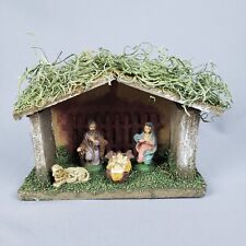 Rustic nativity creche d'occasion  Expédié en Belgium
