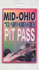 Mid Ohio Sports Car Course Backstage Pass 1988 Multicolor Pit Pass Laminado V... comprar usado  Enviando para Brazil