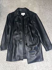 s women leather black jacket for sale  Whitesboro