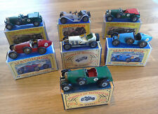 MATCHBOX LESNEY MODELS OF YESTERYEAR,JOB LOT 7 DIFFERENT EARLY RACING CARS, BOXD, used for sale  Shipping to South Africa