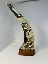 Hand carved horn for sale  Mineral