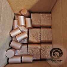 Used, 50 Pounds lbs Total .999 Fine Copper Bullion Bars Ingots Rods 1 10 for sale  Shipping to South Africa