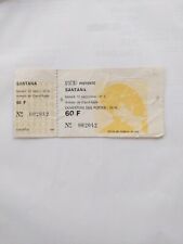 Santana concert ticket d'occasion  Expédié en Belgium