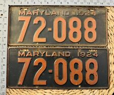 1924 maryland license for sale  Alexandria