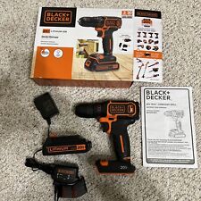 Usado, Black & Decker 20V MAX 1,5 Ah Li-Ion 3/8 pol. Kit de broca BDCDD120C bad batt comprar usado  Enviando para Brazil