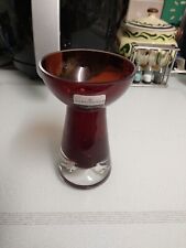 Dartington red glass for sale  EXETER