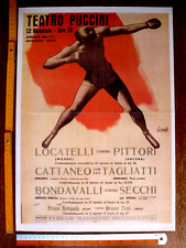Poster boxe teatro usato  Faenza