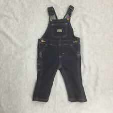 Wrangler Overalls Baby 3-6 Months WRG Jeans Co. Denim Blue Snap Button Stretch for sale  Shipping to South Africa