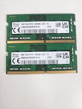 SK hynix 8GB RAM (2x4 GB) 1Rx16 PC4-3200AA DDR4 SO-DIMM HMAG56ENSA051N preowned for sale  Shipping to South Africa