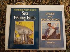 2 SEA FISHING BOOKS  UPTIDE AND BOAT FISHING  & SEA FISHING BAITS  for sale  Shipping to South Africa
