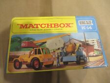 MATCHBOX KING SIZE CAIXA SOMENTE GUINDASTE JUMBO # K14 sem transparente comprar usado  Enviando para Brazil