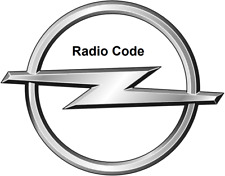 Opel radio code d'occasion  Expédié en France