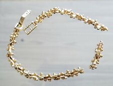 Used, VTG 14K Stamped Yellow GOLD Nugget Bracelet - 15.1 grams M/Back Guaranty for sale  Granada Hills