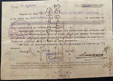 Puerto Rico 1922, YAUCO, Recibo Pagar $282, Banco Comercial Ponce, Lluberas Hno segunda mano  Embacar hacia Argentina