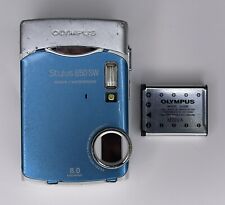 Olympus Stylus 850SW Waterproof Camera Blue Shock / Waterproof Tested Wear* for sale  Shipping to South Africa