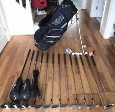 Used, Mens Full Set Of 13 Golf Woods Irons Clubs Top Flite + Stand Bag Right Handed for sale  Shipping to South Africa