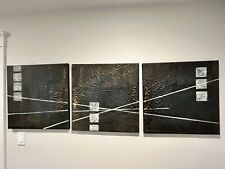 Modern triptych artwork for sale  Needham